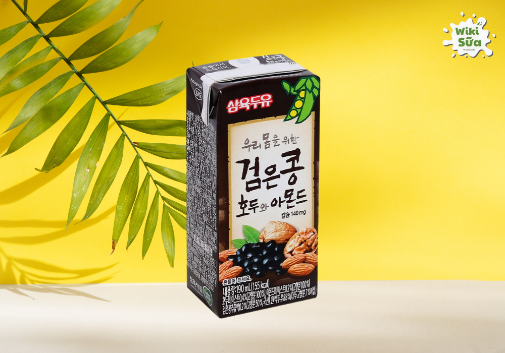 Sữa đậu đen óc chó hạnh nhân Sahmyook 