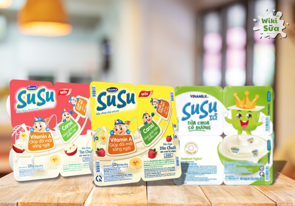 Sữa chua Susu dành cho trẻ dưới 1 tuổi 