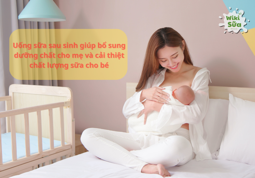 Sữa sau sinh mang lại nhiều lợi ích cho cả mẹ và bé
