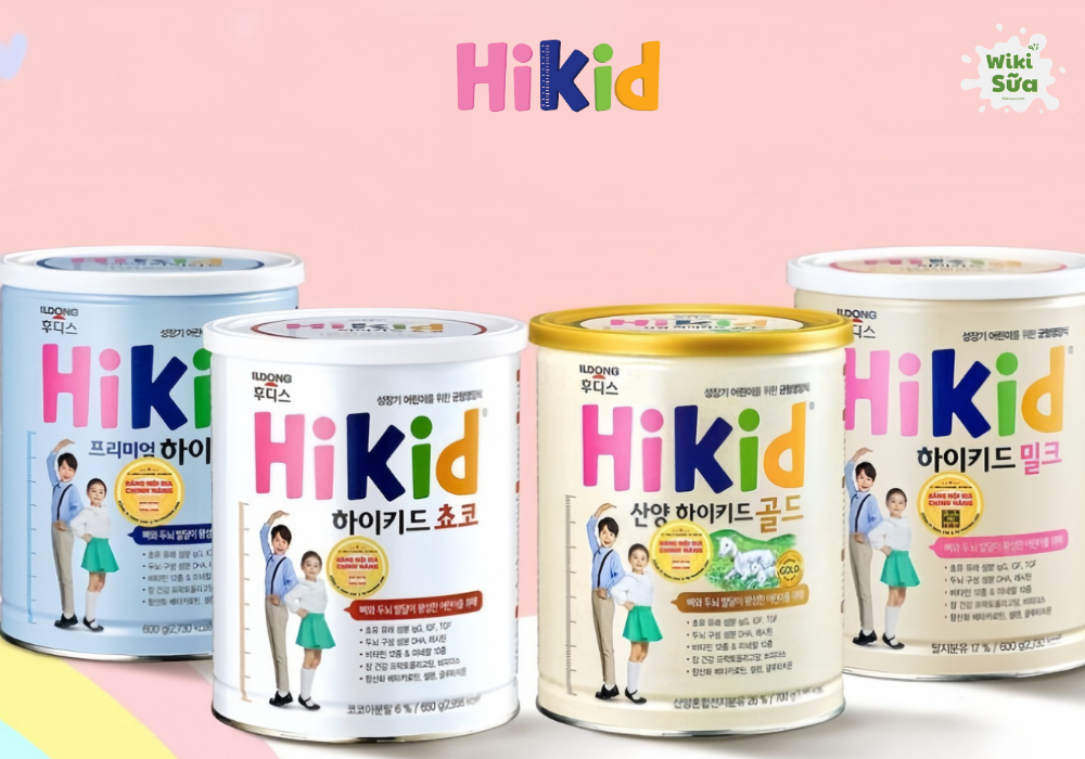 Sữa tăng chiều cao HiKid cải thiện chiều cao của bé 