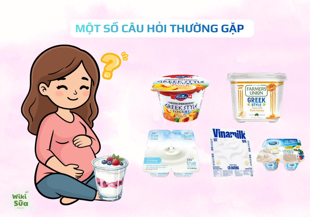 Các câu hỏi thường gặp về việc ăn sữa chua của mẹ bầu