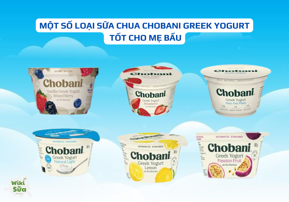 Một số loại sữa chua Chobani Greek Yogurt tốt cho mẹ bầu