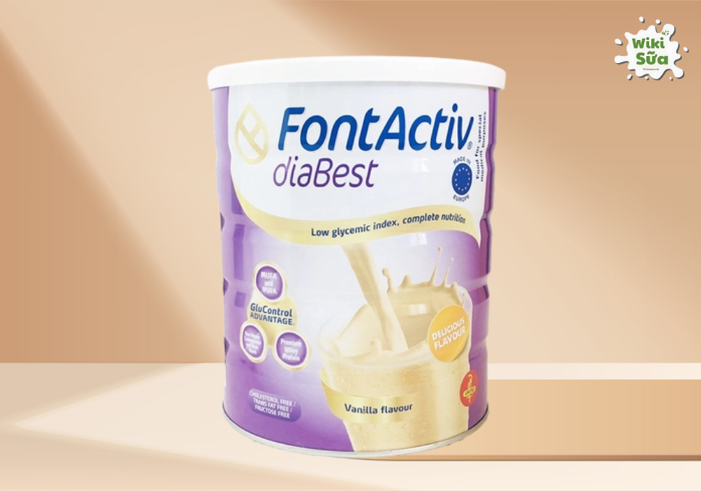 Sữa FontActiv diaBest dành cho bà bầu bị tiểu đường thai kỳ