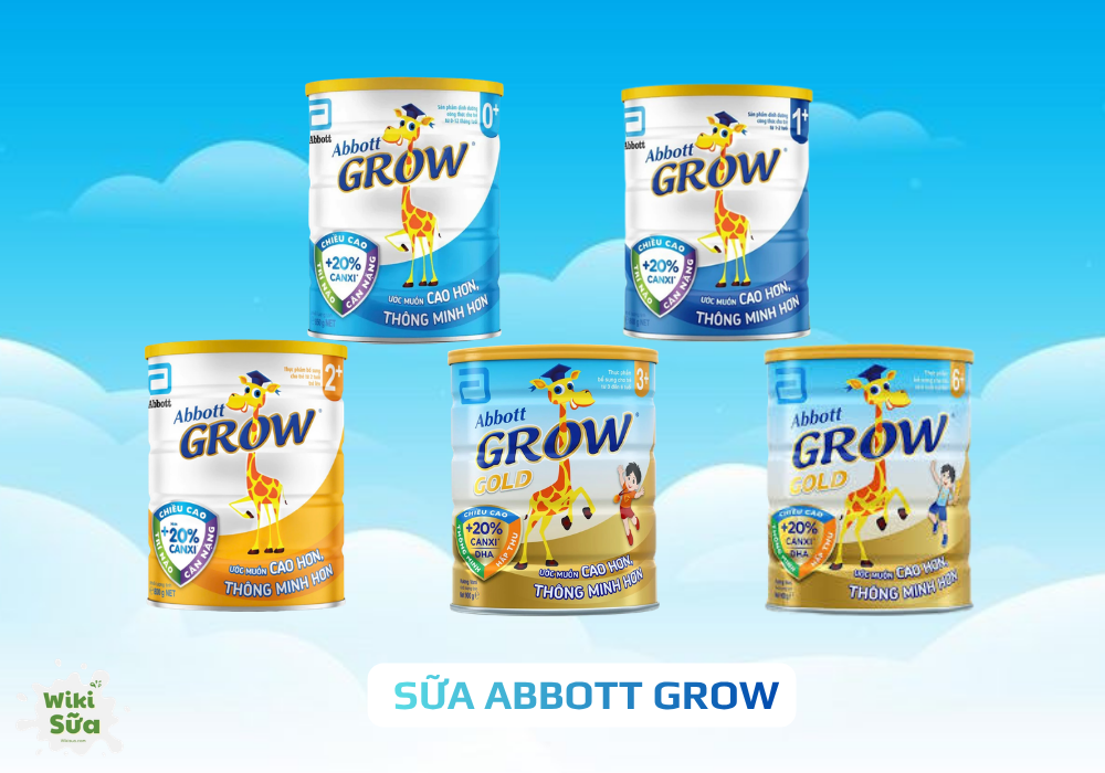 Sữa phát triển chiều cao Abbott Grow cho bé 