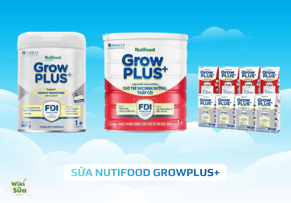 Sữa Nutifood GrowPLUS+