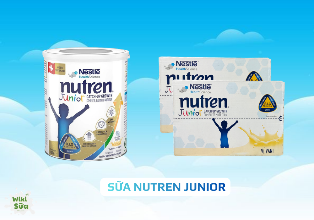 Sữa phát triển chiều cao Nutren Junior 