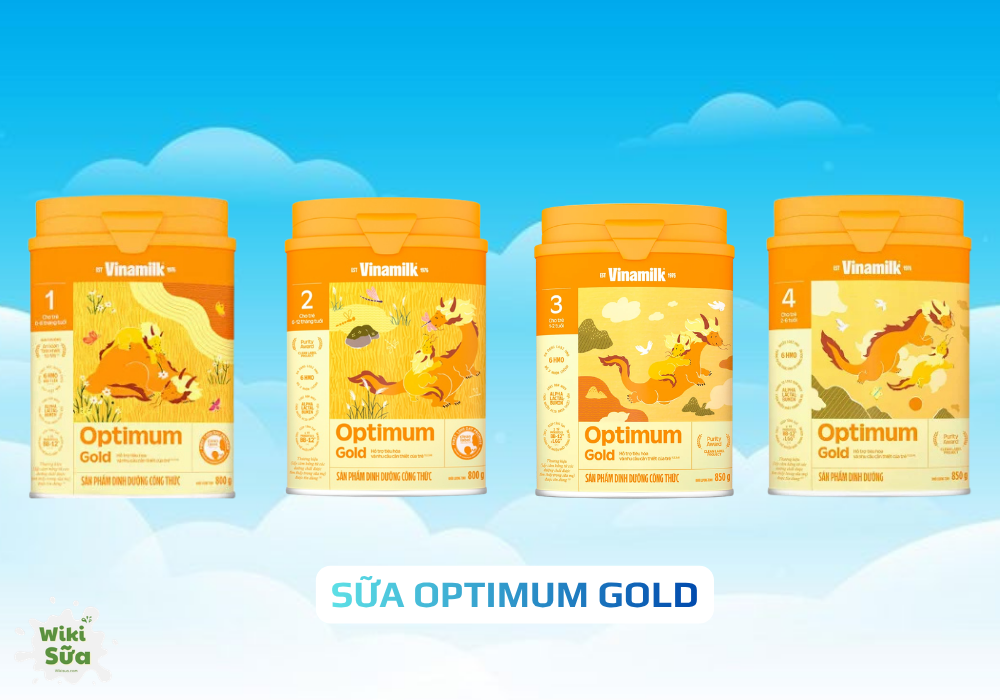 Sữa phát triển chiều cao Optimum Gold cho trẻ 