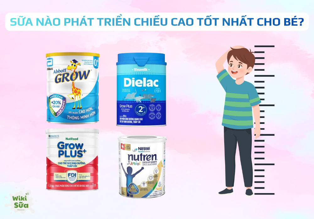 sữa nào phát triển chiều cao tốt nhất cho bé