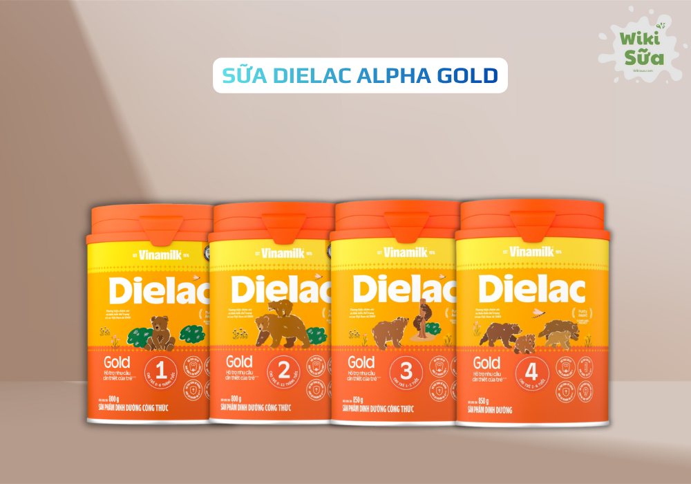 Giới thiệu sữa Dielac Alpha Gold 