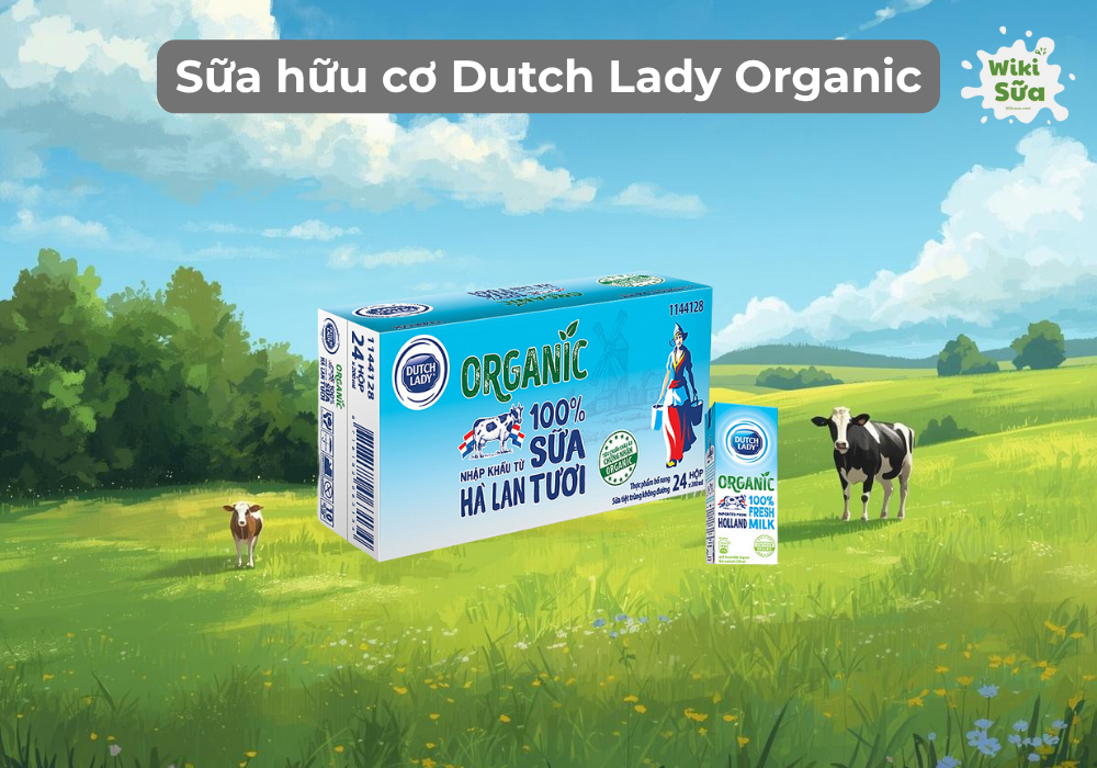 Sữa Dutch Lady Organic (Nguồn: Wiki Sữa)
