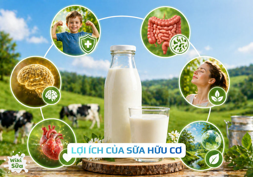 Lợi ích của sữa hữu cơ