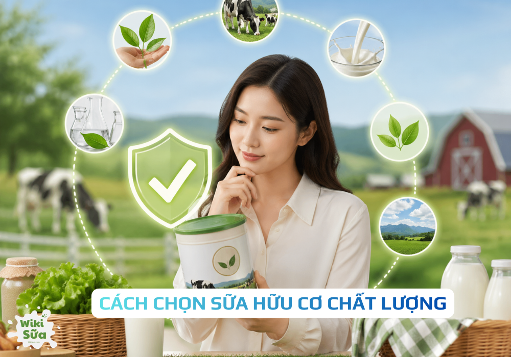 Cách chọn sữa hữu cơ chất lượng