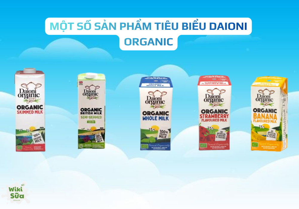 Một số sản phẩm tiêu biểu Daioni Organic