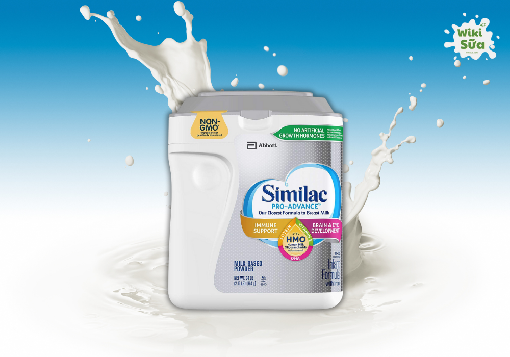 Sữa Similac Pro Advance Non GMO cho trẻ 0-12 tháng có công thức gần sữa mẹ 