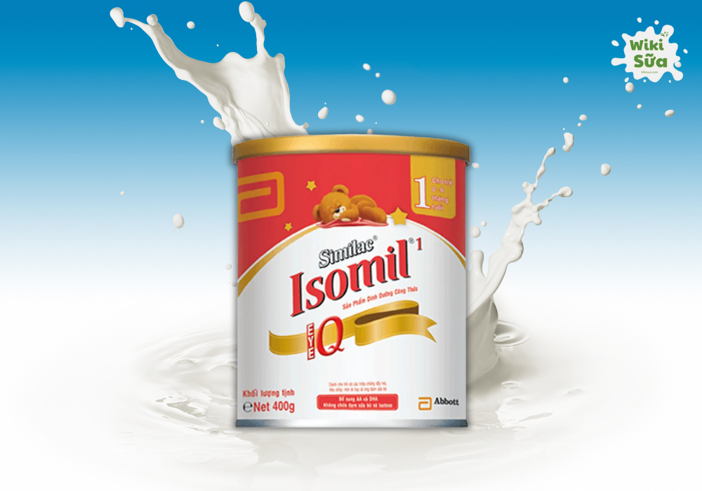 Sữa Similac Isomil IQ 1 cho trẻ 0-6 tháng không chứa lactose 