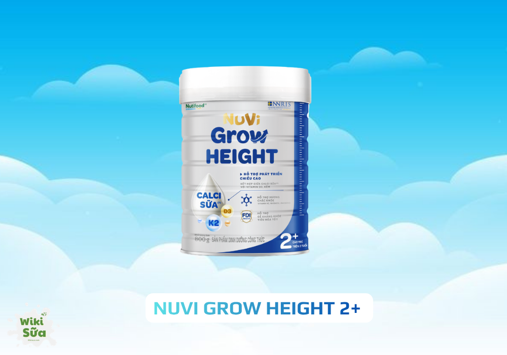 Sữa Nuvi Grow Height 2+