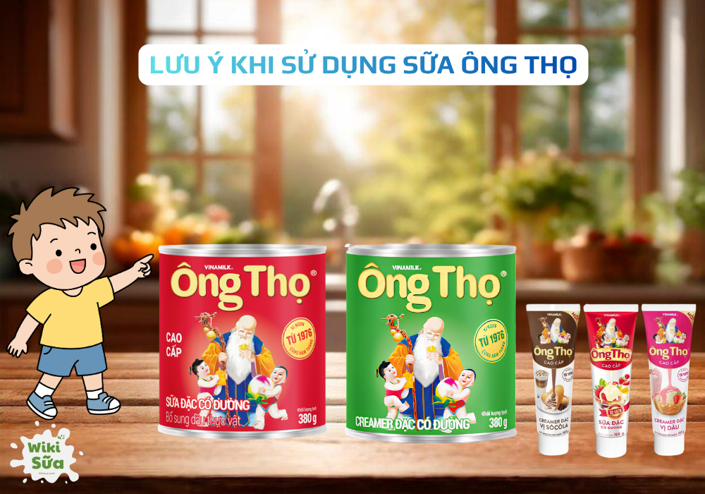 Lưu ý khi sử dụng sữa Ông Thọ để hấp thu dinh dưỡng tốt nhất