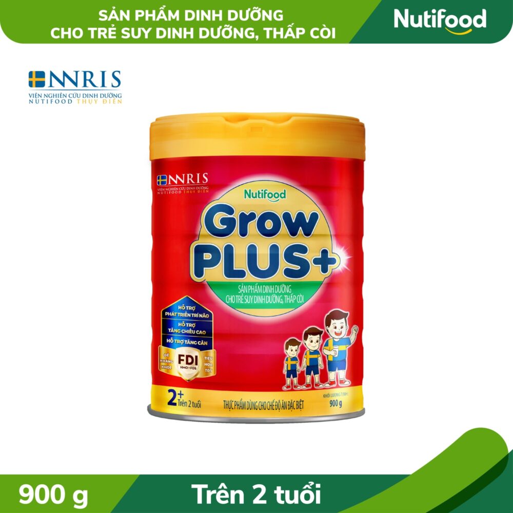 Sữa bột Nutifood GrowPLUS+ 2+ lon 850g.