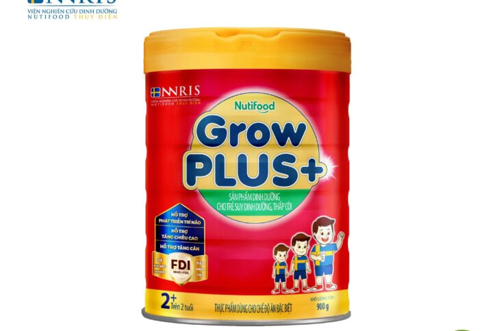 Sữa bột Nutifood GrowPLUS+ 2+ lon 850g.