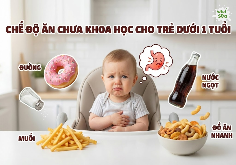 Chế độ sinh hoạt của trẻ chưa khoa học 
