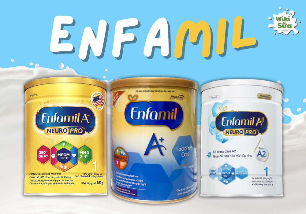 Giới thiệu về thương hiệu sữa Enfamil 