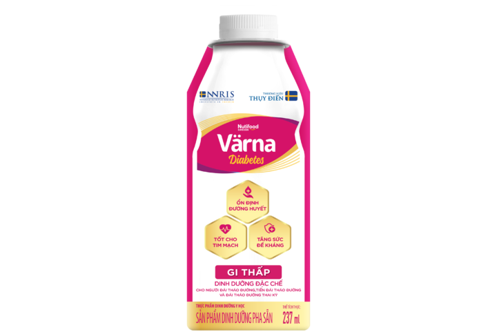 sản phẩm phẩm dinh dưỡng pha sẵn Värna Diabetes 237ml (Hộp giấy)