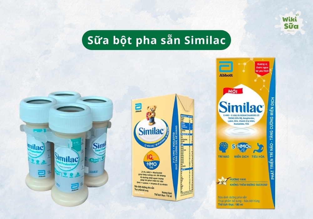 Sữa Similac pha sẵn cho bé từ 1 tuổi trở lên hỗ trợ trí não, đề kháng và tiêu hóa