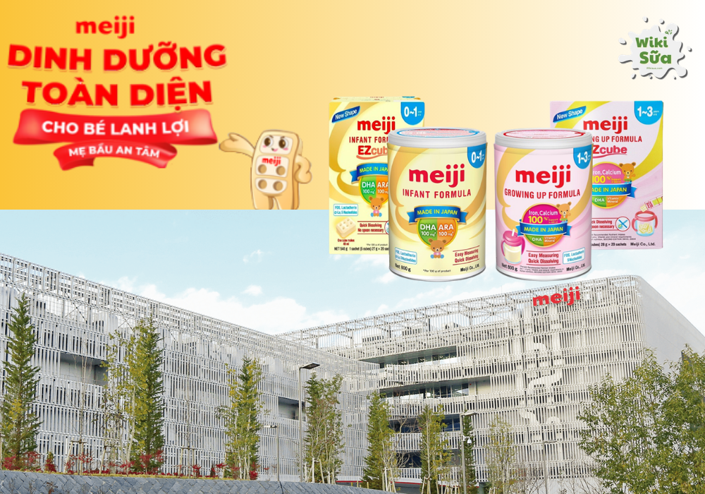 Giới thiệu về thương hiệu sữa Meiji đến từ Nhật Bản (Nguồn: Wiki sữa)
