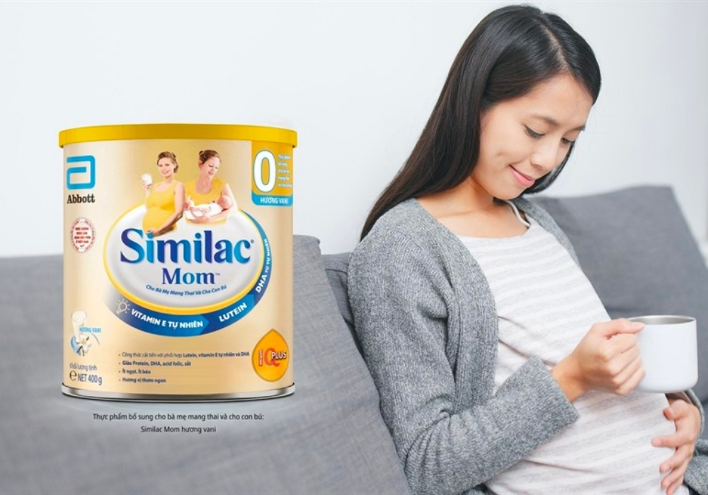Sữa bầu Similac Mom với đầy đủ dưỡng chất cho mẹ mang thai và cho con bú, ít ngọt ít béo