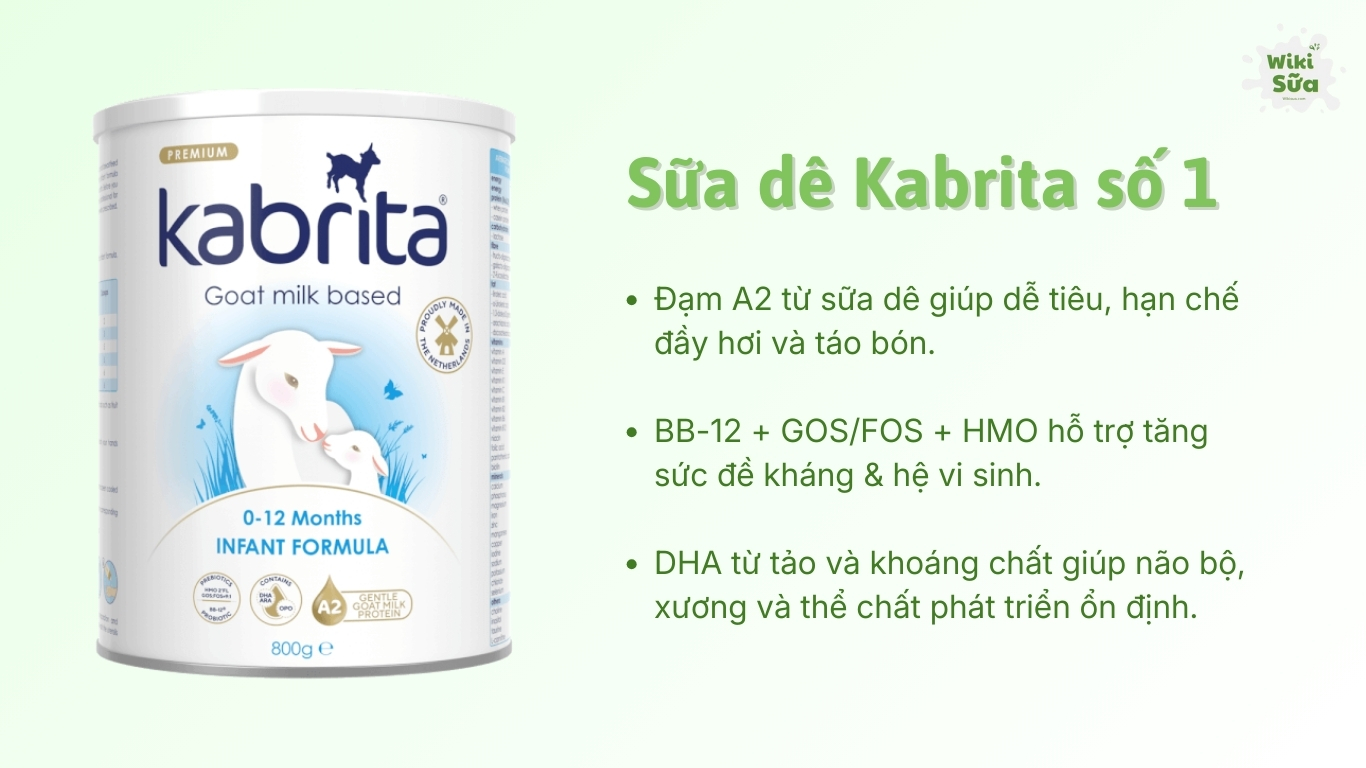 Sữa dê Kabrita cho trẻ sinh non được sản xuất theo công nghệ hiện đại của Hà Lan