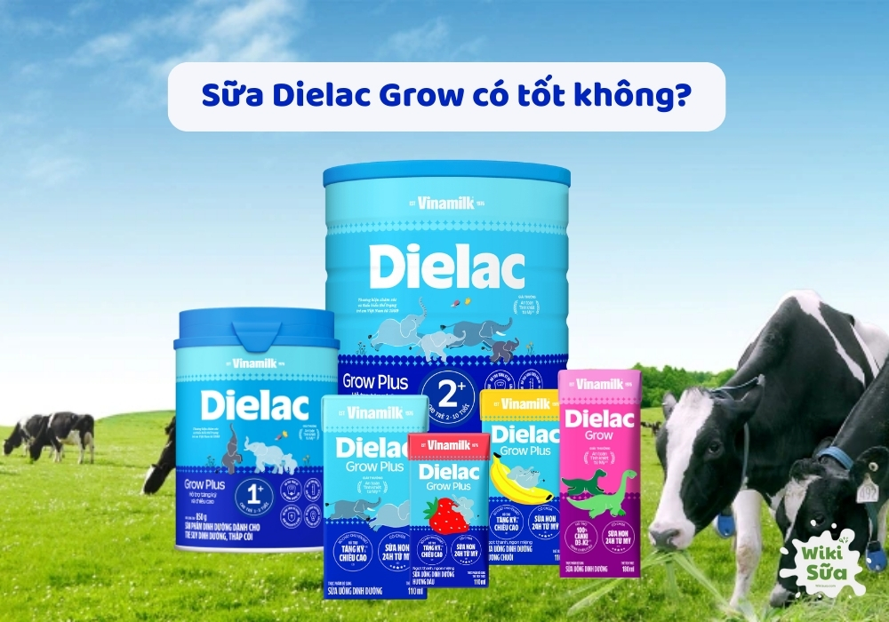 Tìm hiểu dòng sữa Dielac Grow của Vinamilk