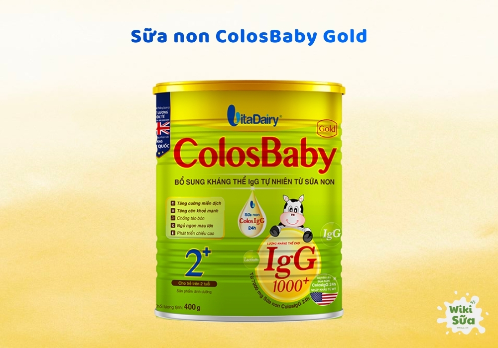 Sữa non ColosBaby Gold bổ sung năng lượng, các vi chất dinh dưỡng và đặc biệt là kháng thể tự nhiên từ sữa non giúp trẻ phát triển toàn diện và khỏe mạnh