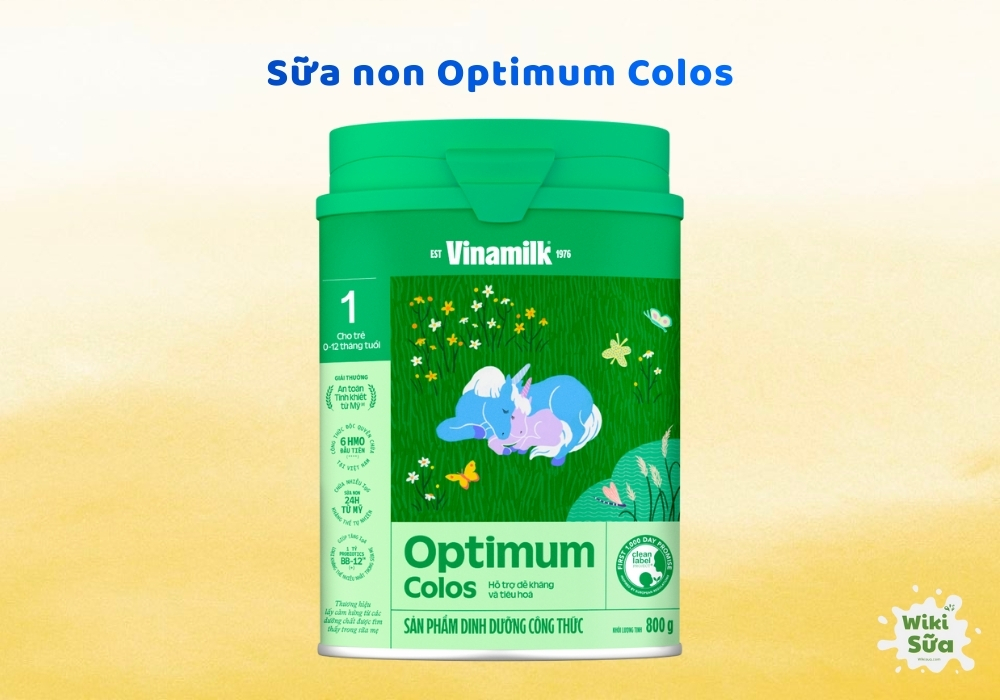 Sữa non Optimum Colos hỗ trợ tăng cường đề kháng , tiêu hóa khỏe mạnh và phát triển toàn diện cho trẻ nhỏ từ 0-6 tuổi.