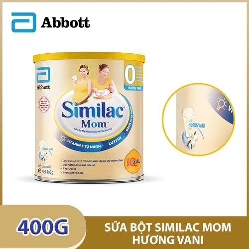 sữa Similac® Mom hương vani 400g cho phụ nữ mang thai và cho con bú