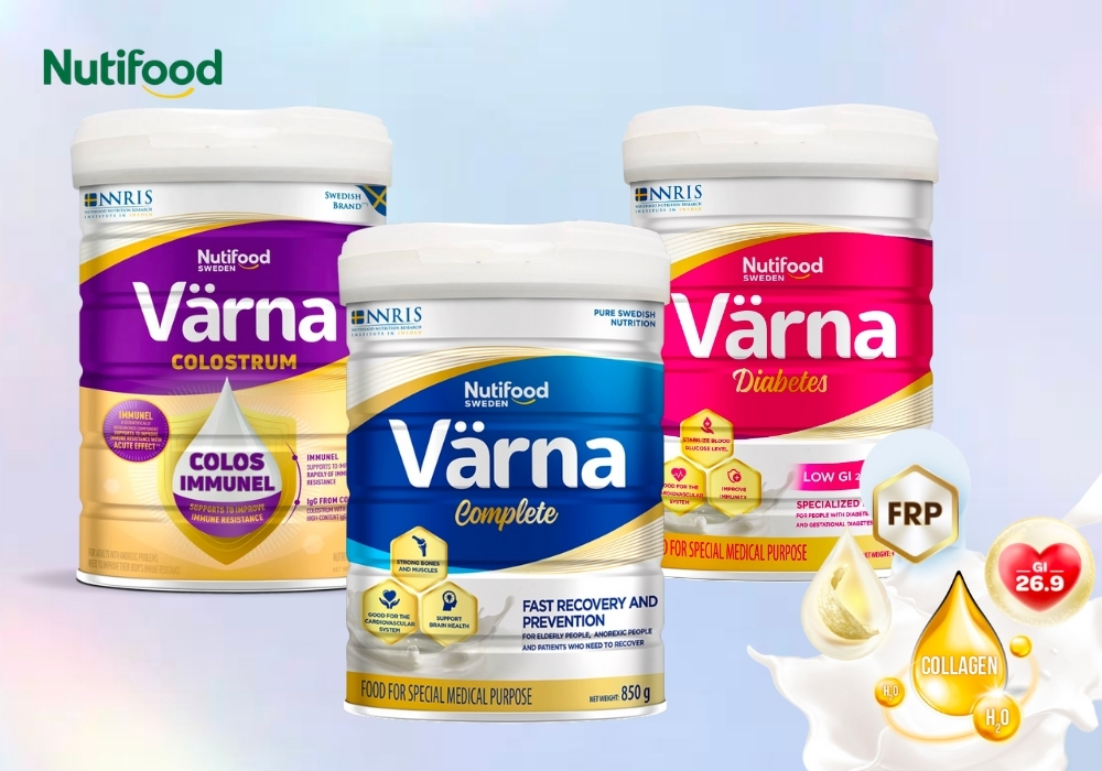 Sữa Varna Nutifood với công thức khoa học, dưỡng chất toàn diện giúp chăm sóc sức khỏe mỗi ngày và nâng cao chất lượng cuộc sống