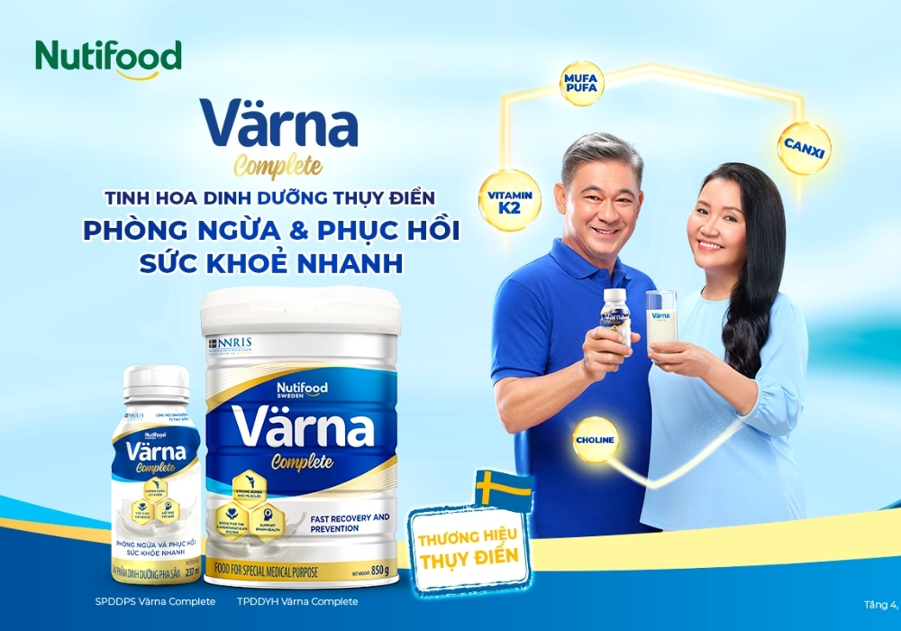 Varna Complete - sản phẩm dành cho người lớn tuổi Việt từ Thụy Điển