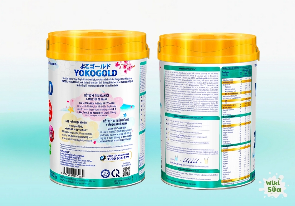 Sữa YokoGold của Vinamilk hỗ trợ tiêu hóa khỏe mạnh và phát triển toàn diện, với nguyên liệu nhập khẩu từ Nhật Bản