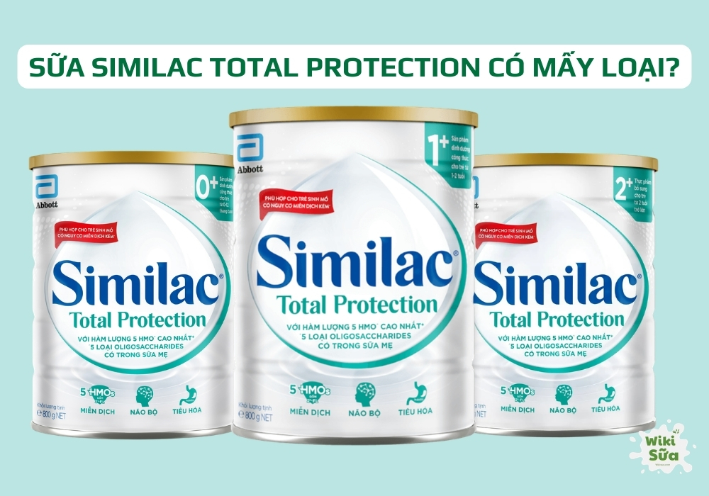 Sữa Similac Total Protection có mấy loại?