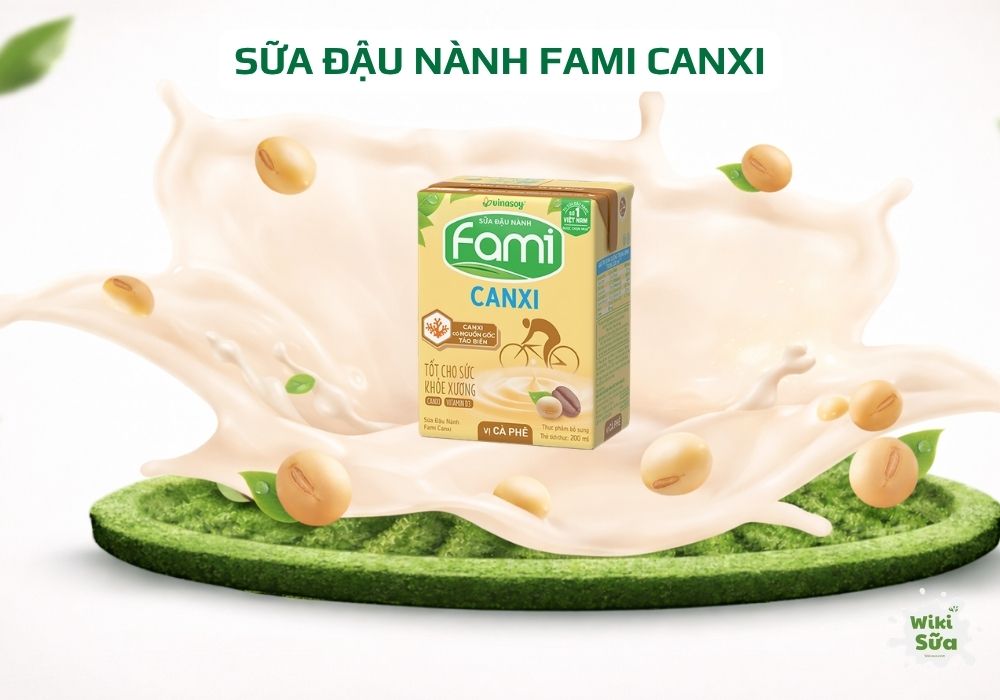 sữa đậu nành fami canxi