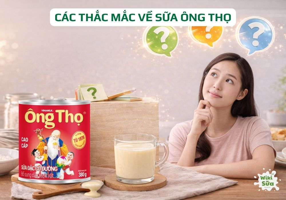 các thắc mắc về sữa ông thọ cho mẹ sau sinh