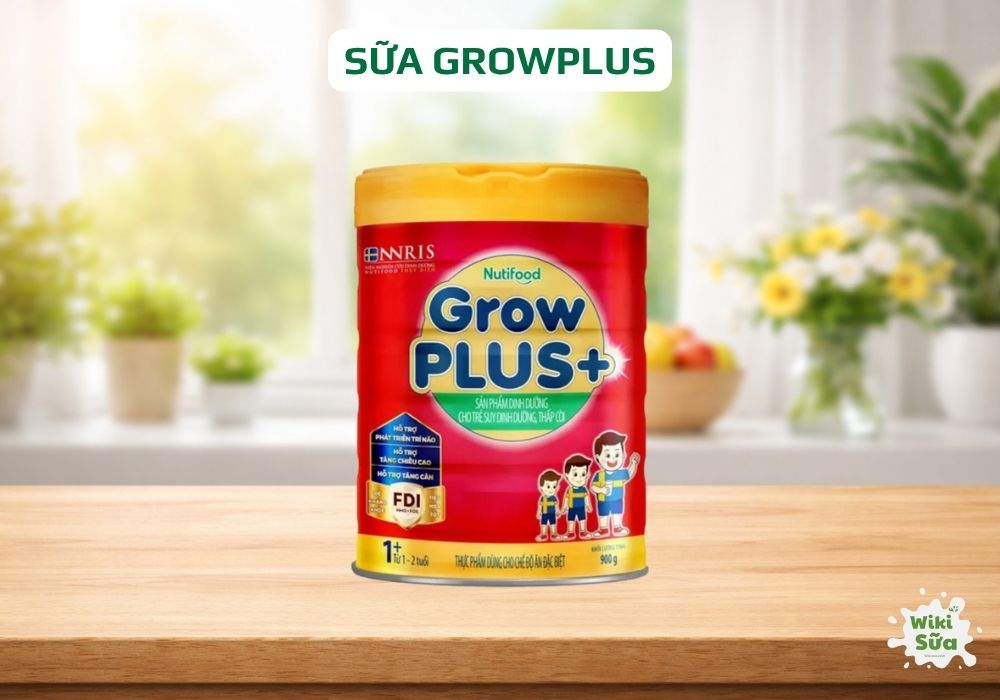 sữa GrowPlus - hỗ trợ bé tăng cân khỏe mạnh, cải thiện thể trạng