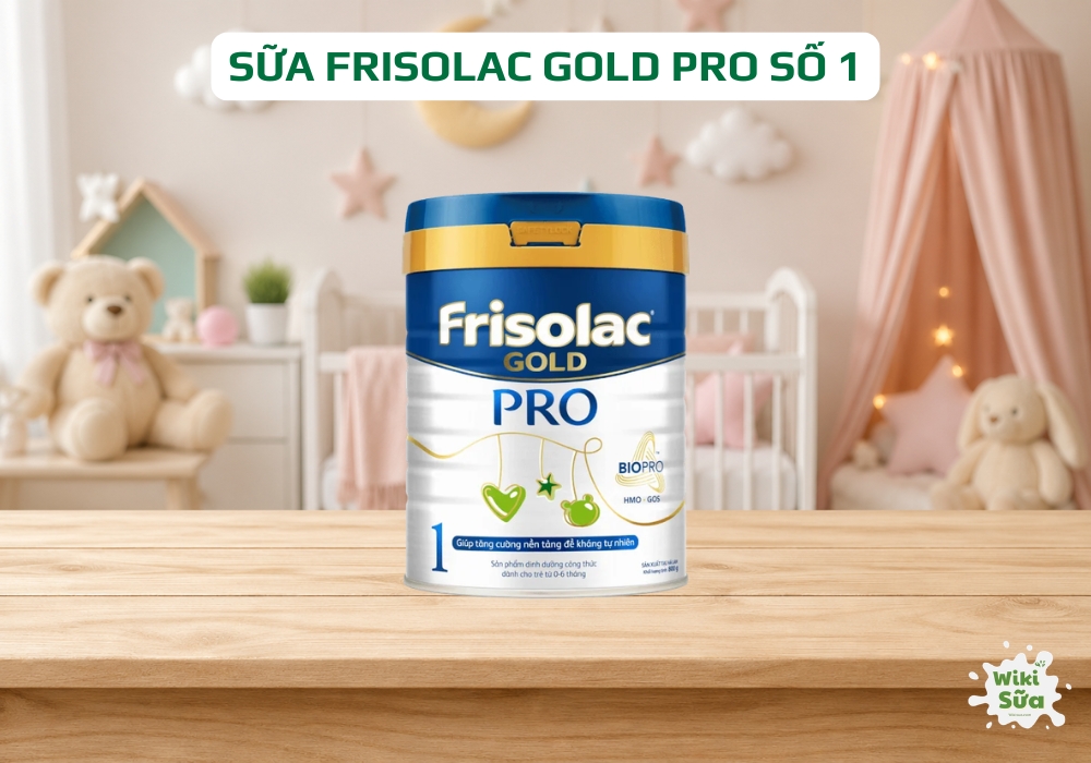 Sữa công thức cho trẻ sơ sinh Frisolac Gold Pro số 1