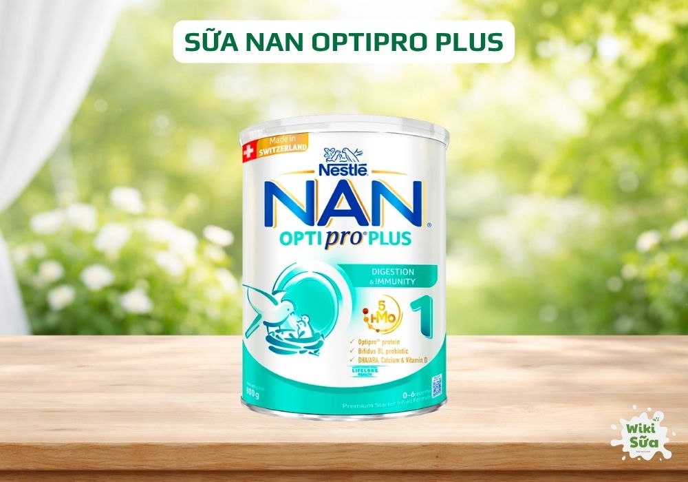 sữa a optipro plus hỗ trợ tiêu hóa và tăng cường miễn dịch cho bé