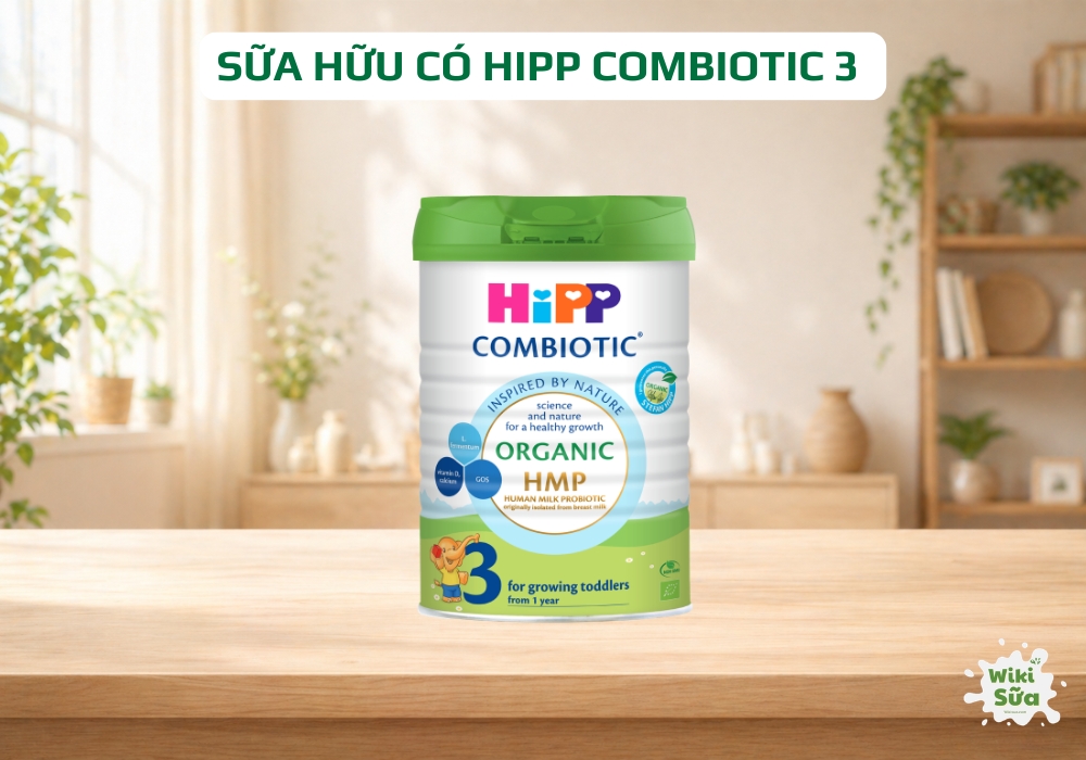 Sữa hữu có HiPP Combiotic 3 cho trẻ từ 1 tuổi trở lên