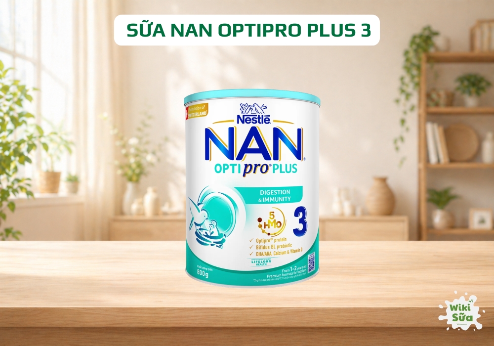 Sữa Nan Optipro plus 3 cho trẻ từ 1-2 tuổi