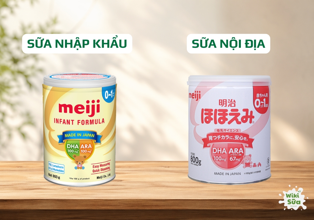 Sữa Meiji Infant Formula cho trẻ 0-1 tuổi
