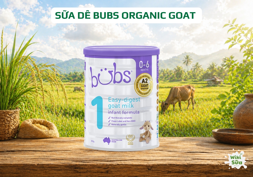 Sữa dê Bubs Organic Goat