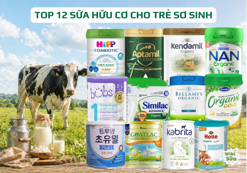 sữa hữu cơ cho trẻ sơ sinh
