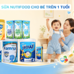 sữa nutifood cho bé trên 1 tuổi