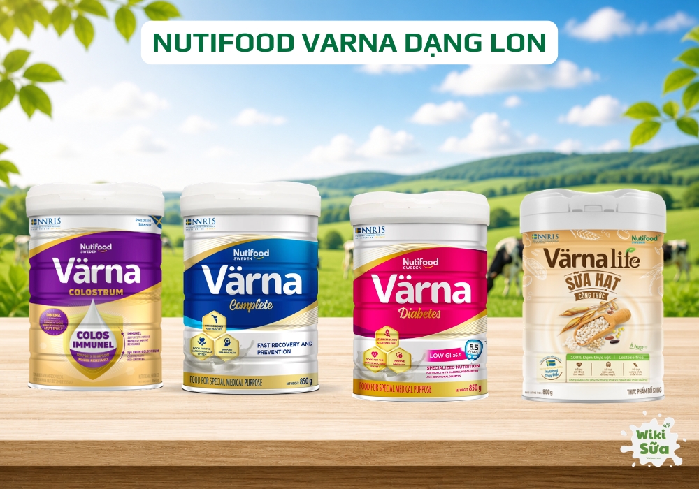 Sữa Nutifood Varna dạng lon